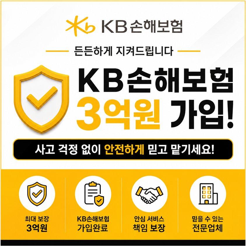 KB손해보험 3억원 가입